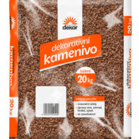 Porfyr drcený oranžový 3 8 mm   20 kg