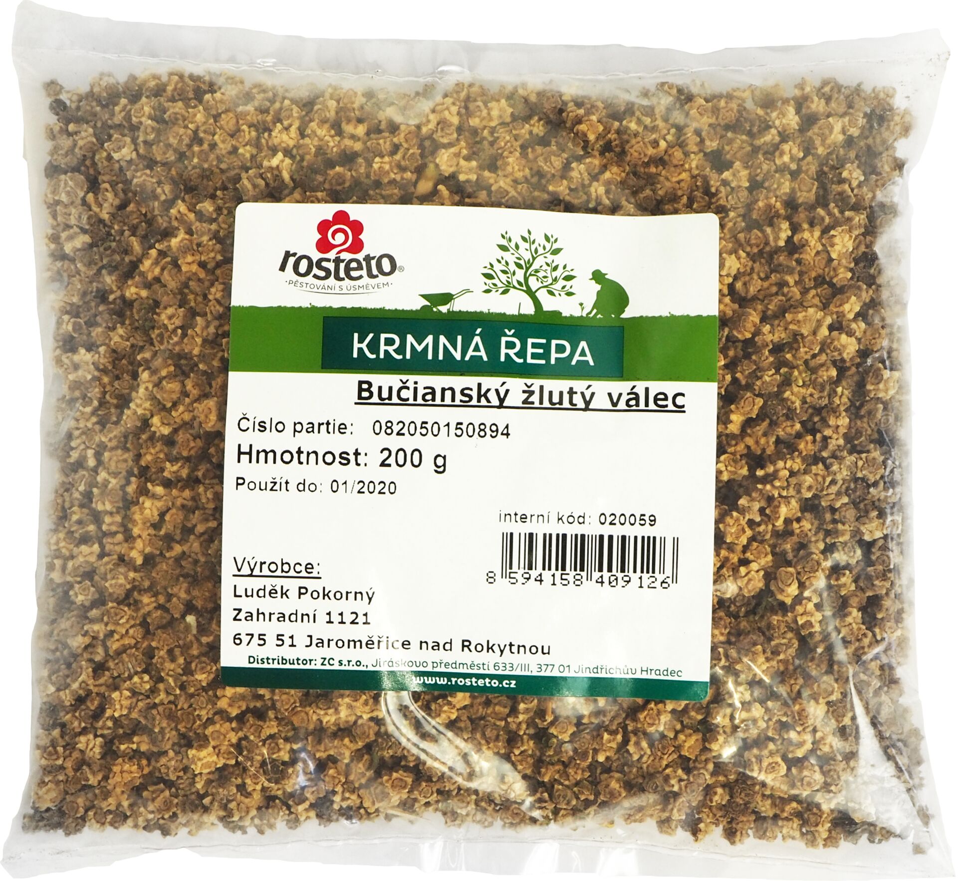 Řepa krmná Rosteto - Bučianský žlutý válec 200 g