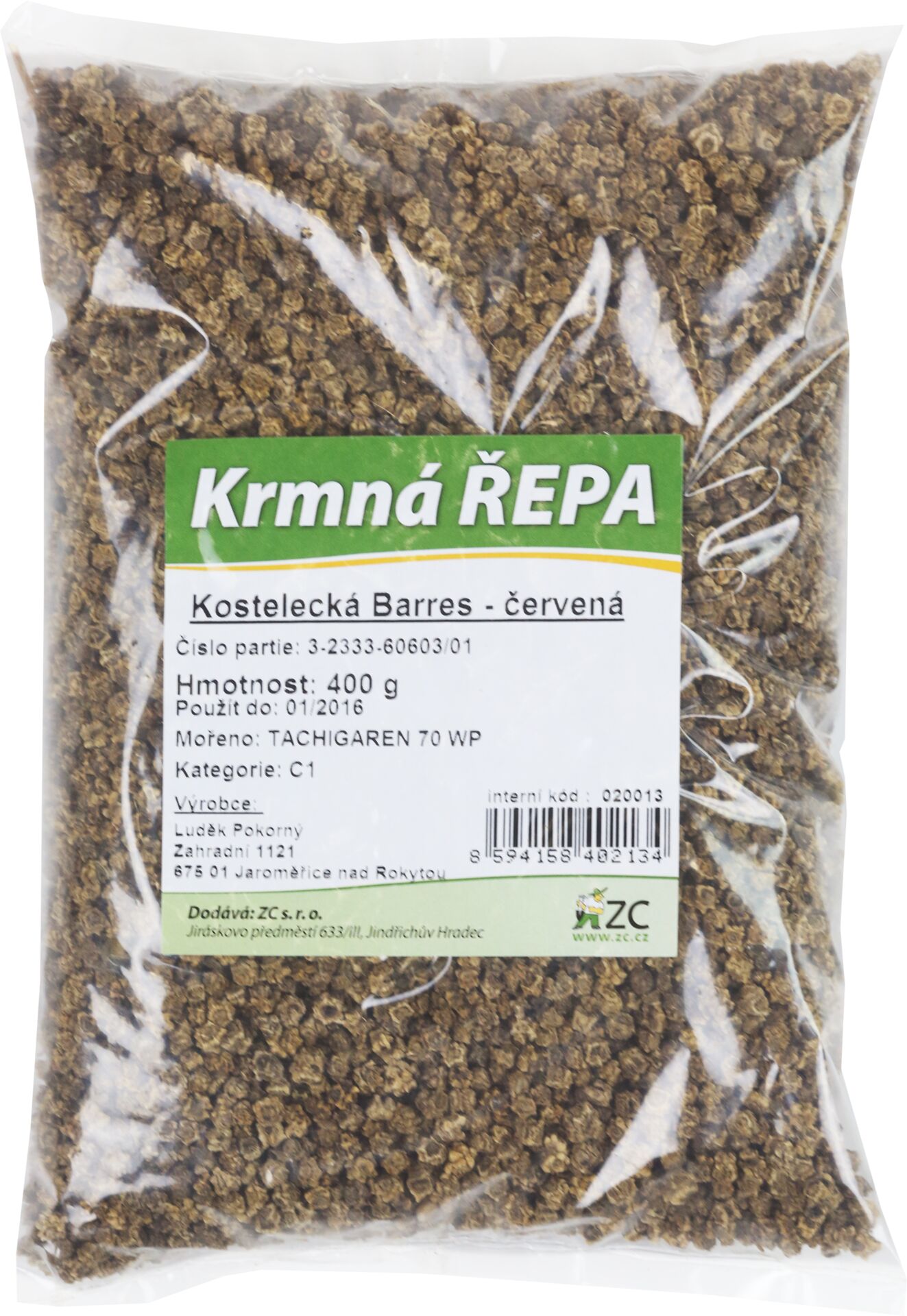 Řepa krmná Rosteto - Kostelecká Barres červená 400 g