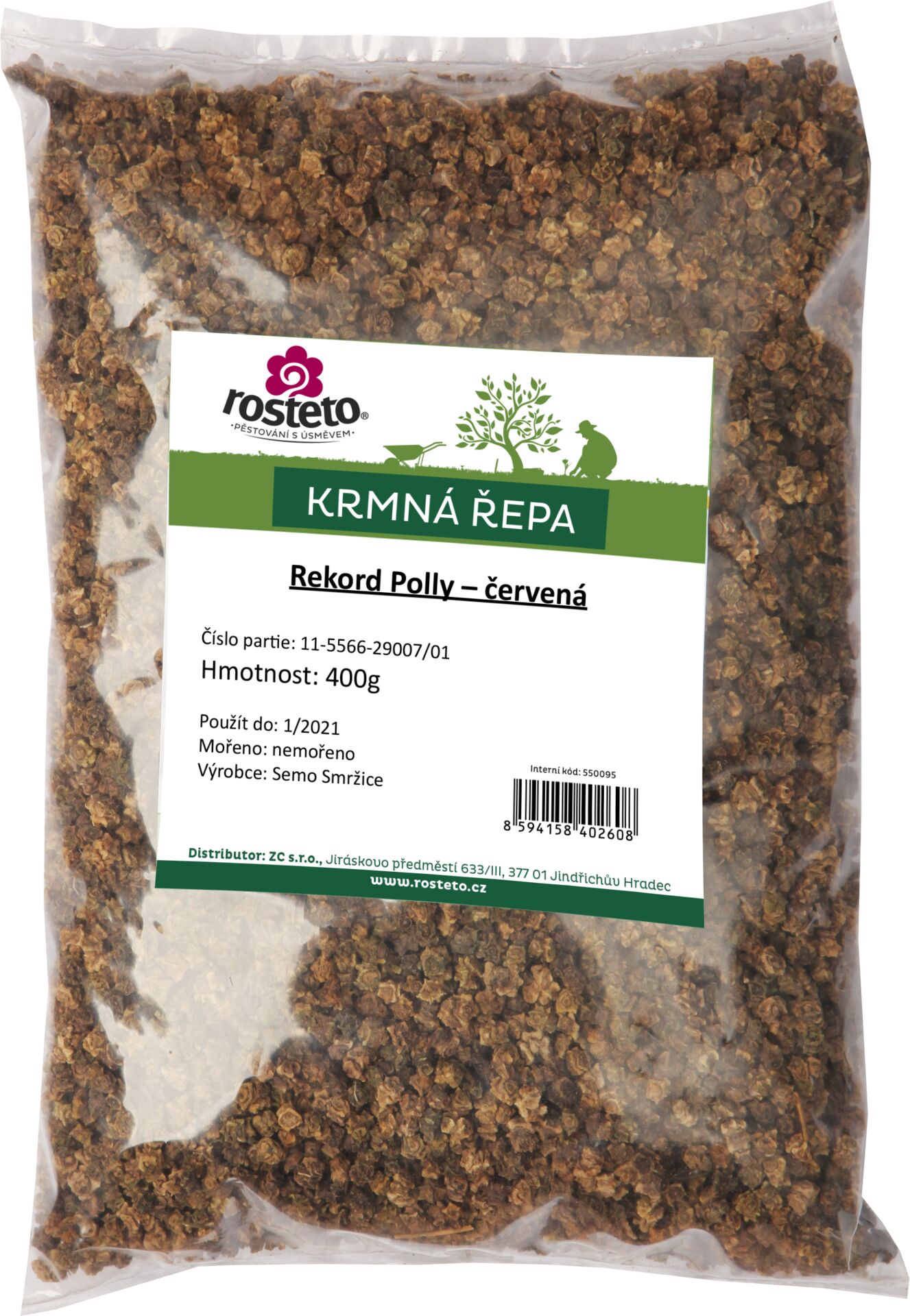 Řepa krmná Rosteto - Rekord Poly 400 g červená