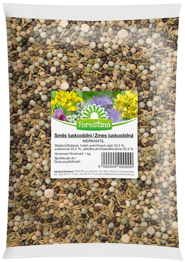 Směs luskoobilní (hrách, peluška, oves) - 1 kg