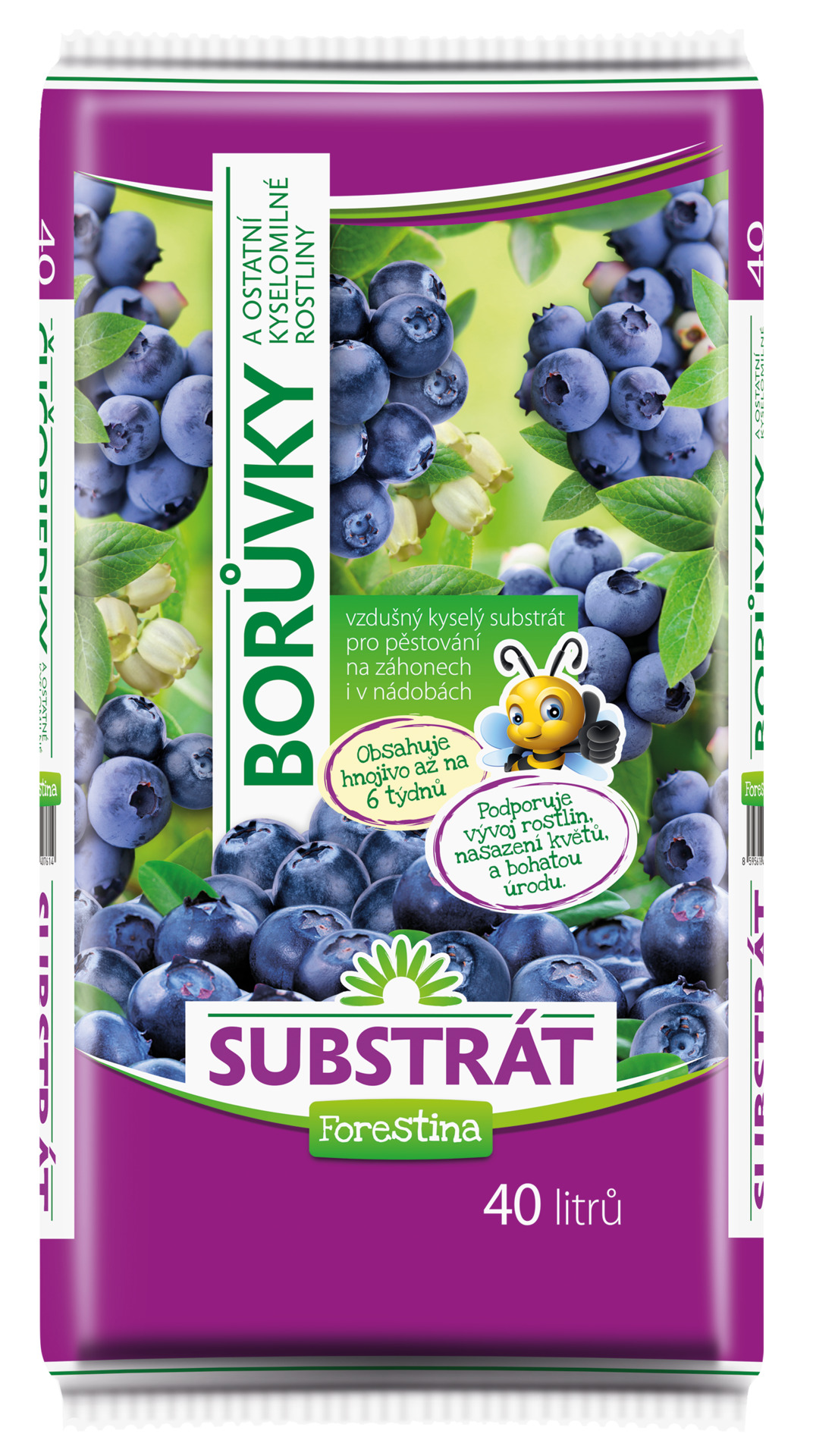 Substrát Forestina Standard - Borůvky a ostatní kyselomilné rostliny 40 l