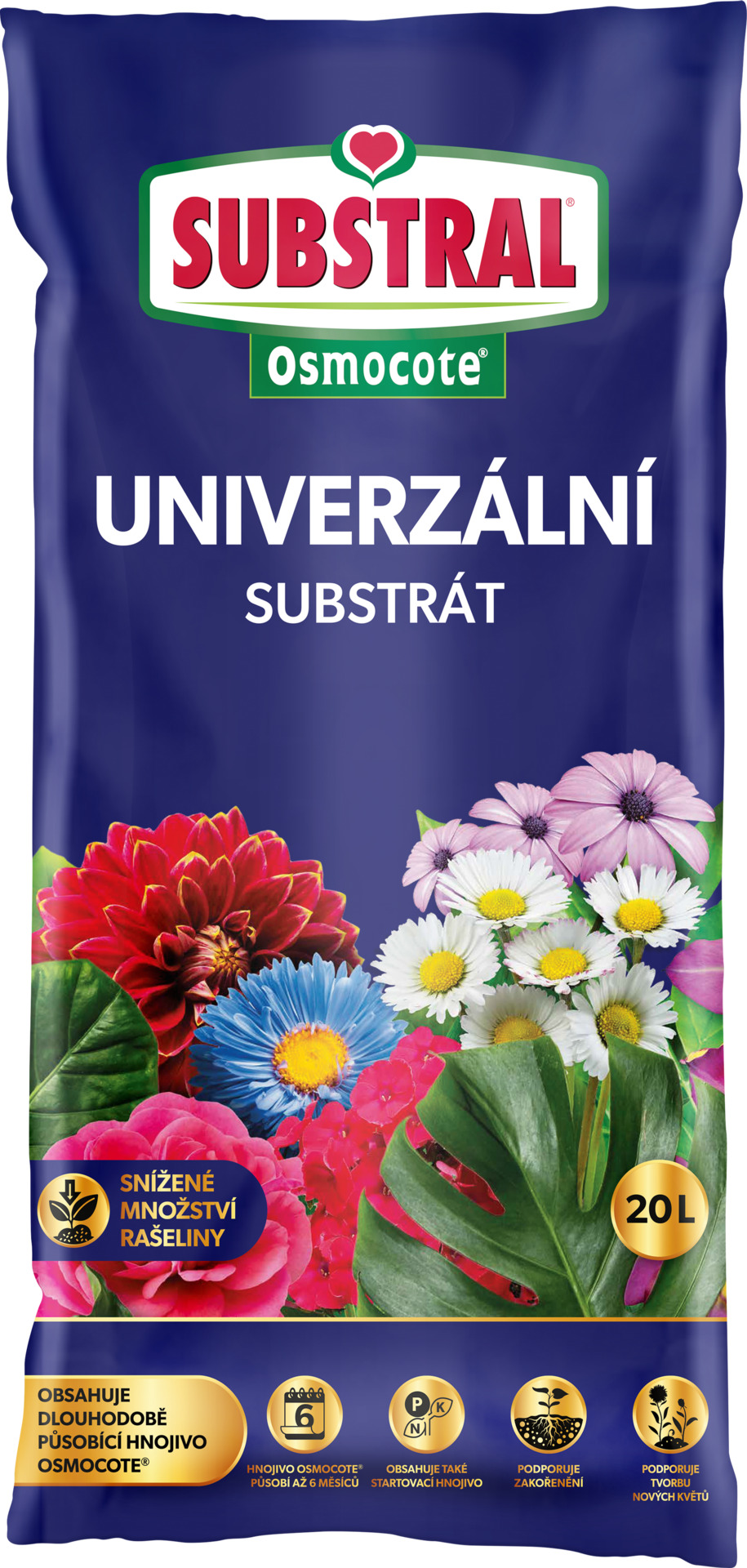 Substrát Substral -  Osmocote univerzální 20 l