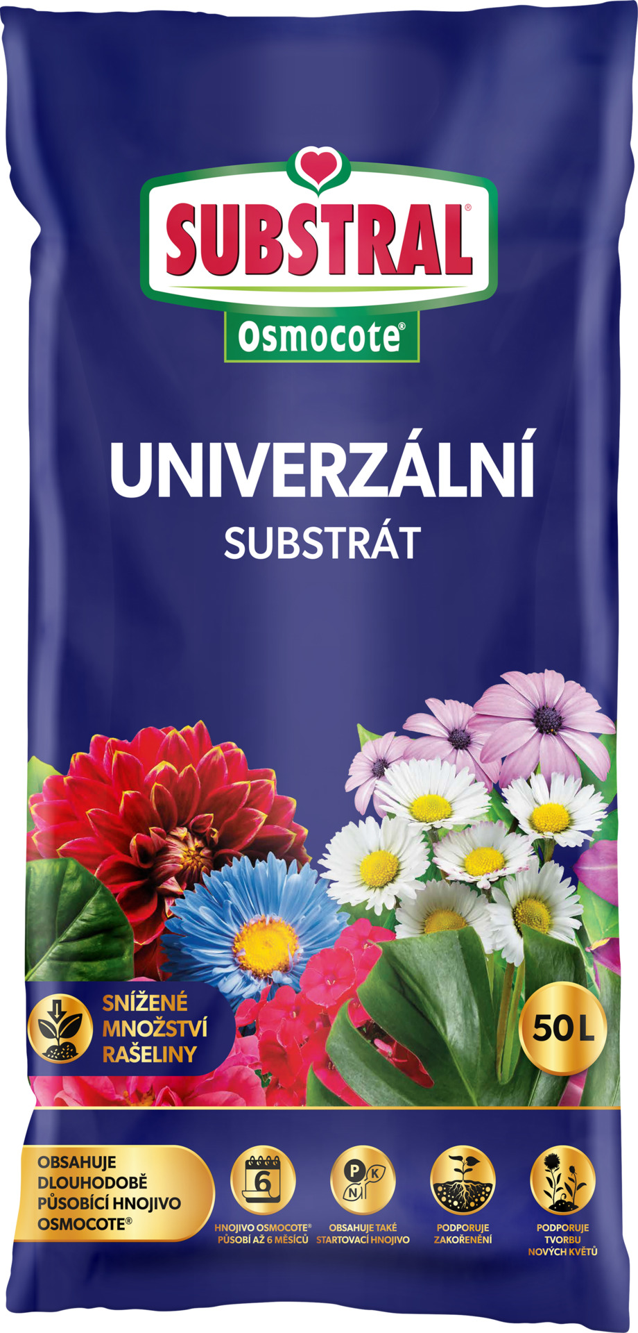 Substrát Substral -  Osmocote univerzální 50 l