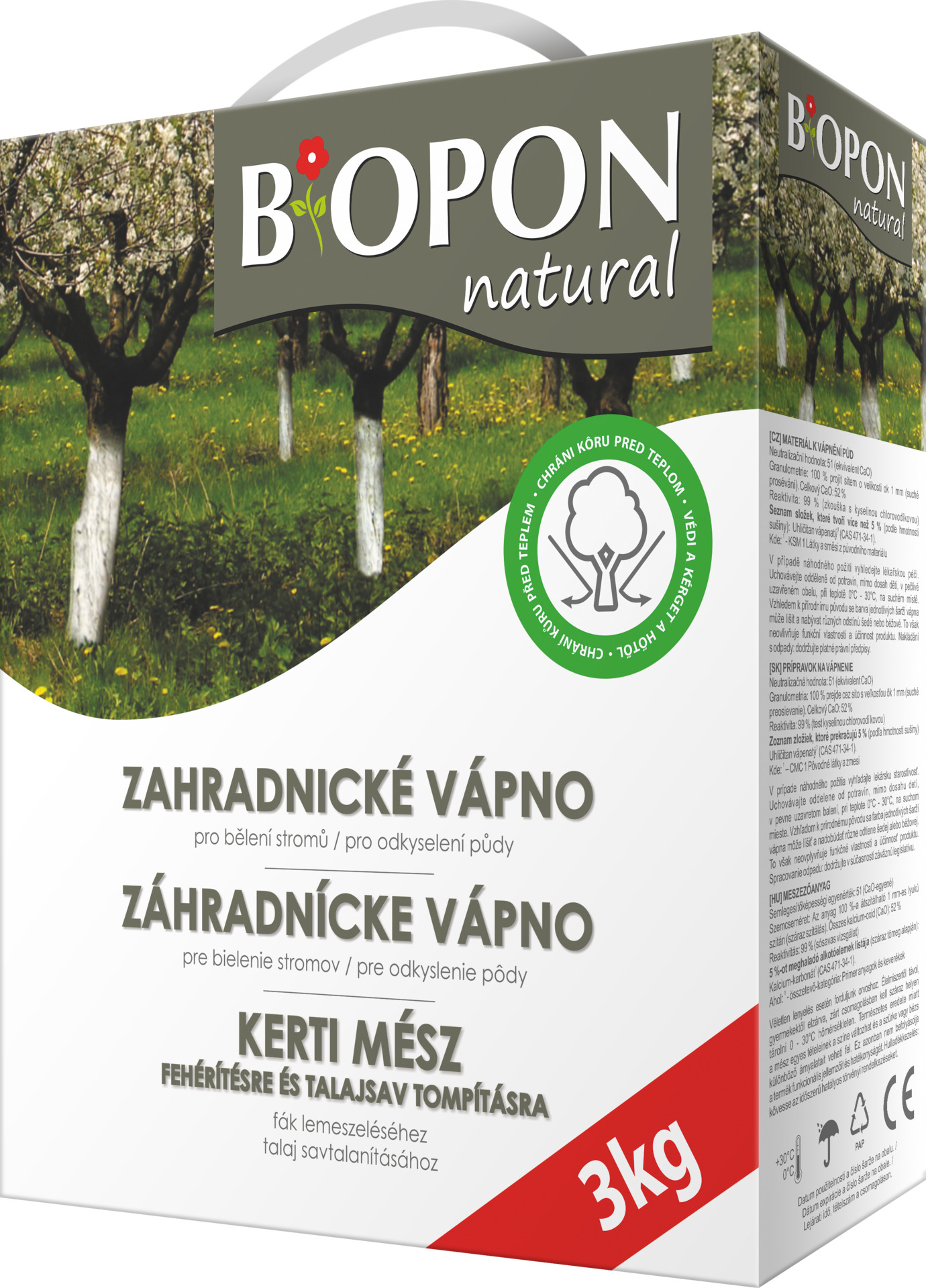 Bopon   zahradnické vápno 3 kg BROS