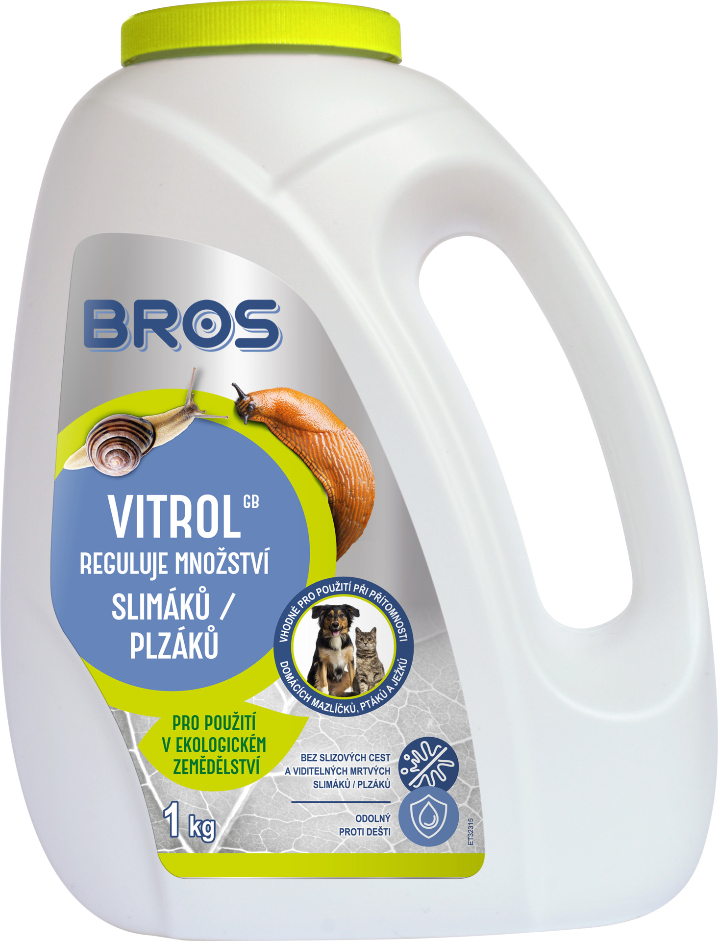 Bros - VITROL na slimáky 1 kg
